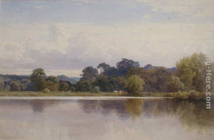 By a River painting - Harry Sutton Palmer By a River art painting